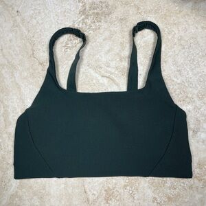Lululemon Ebb to Train Sports Bra Dark Forest Green Size 6, LW2CLHS